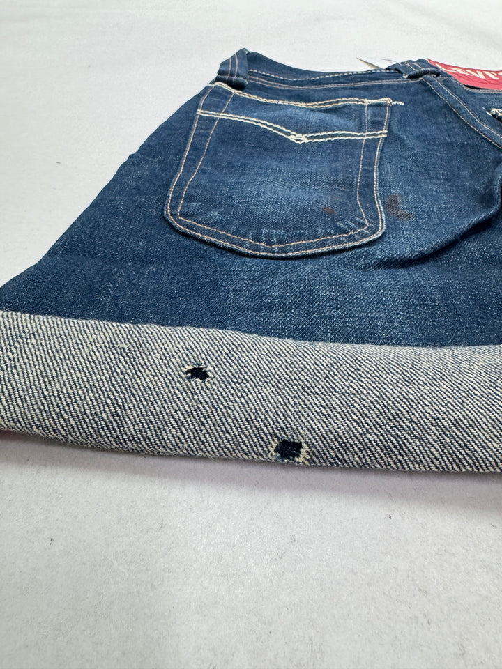 Levi's RED short selvedge cimosa rossa deadstock