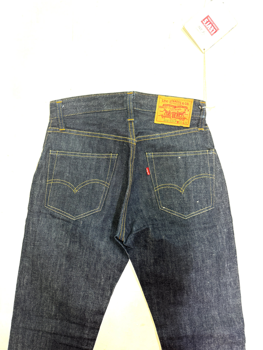 Levi's Vintage Clothing 505 - 0217 Big E W30 L34 selvedge cimosa deadstock