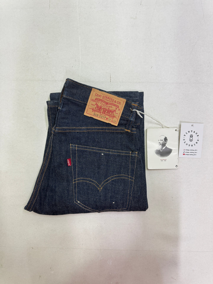 Levi's Vintage Clothing 505 - 0217 Big E W30 L34 selvedge cimosa deadstock