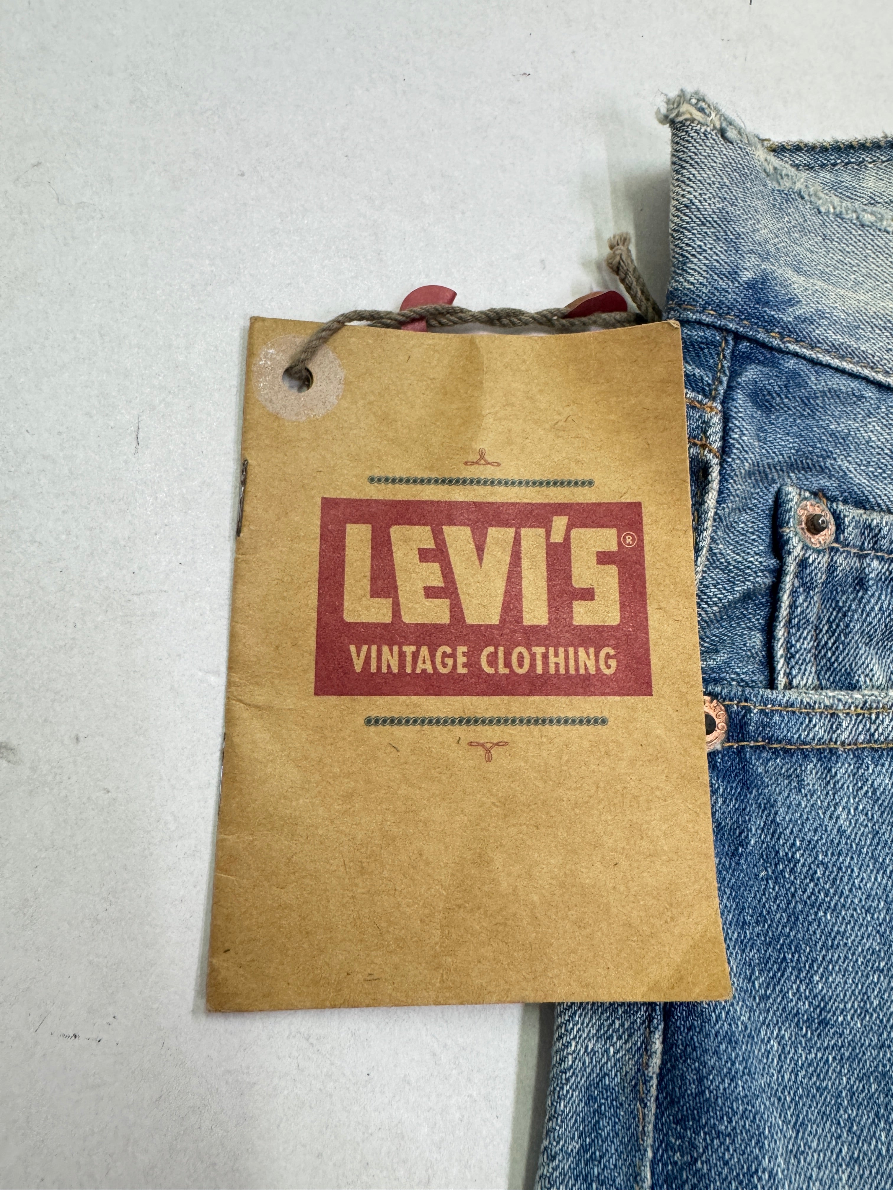 Levi's Vintage Clothing 505 - 0217 Big E W29 L34 selvedge cimosa deads