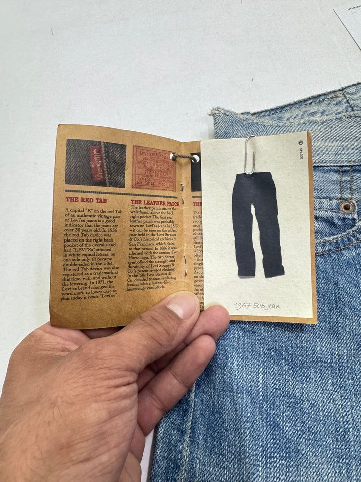 Levi's Vintage Clothing 505 - 0217 Big E W29 L34 selvedge cimosa deadstock