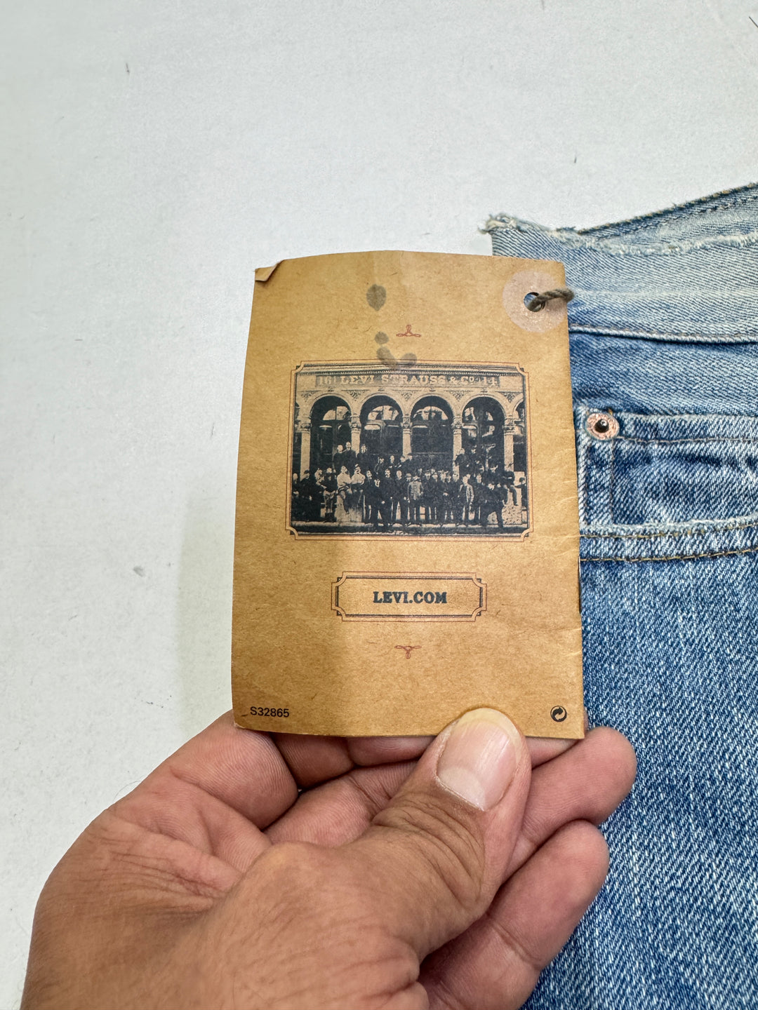 Levi's Vintage Clothing 505 - 0217 Big E W29 L34 selvedge cimosa deadstock