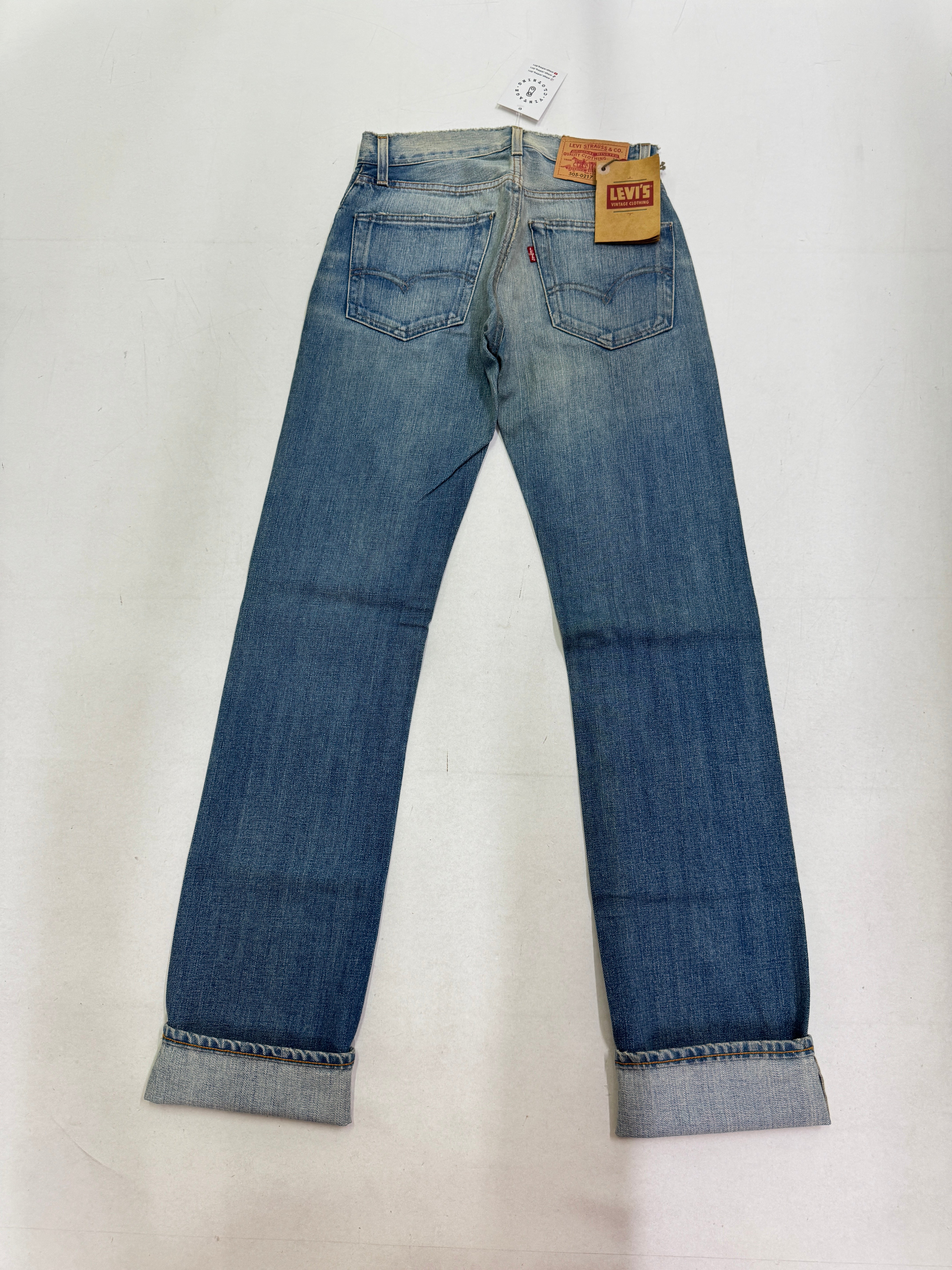 Levi's Vintage Clothing 505 - 0217 Big E W29 L34 selvedge cimosa deads