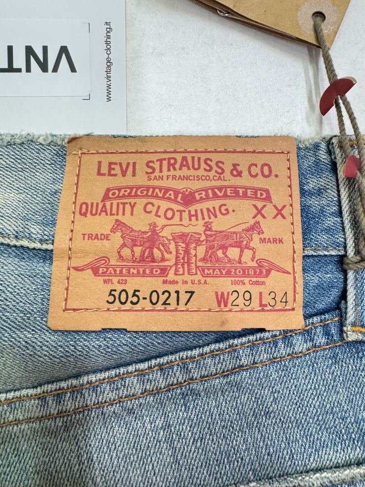 Levi's Vintage Clothing 505 - 0217 Big E W29 L34 selvedge cimosa deadstock
