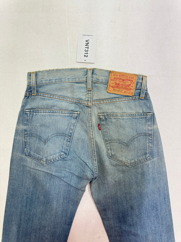 Levi's Vintage Clothing 505 - 0217 Big E W28 L34 selvedge cimosa deadstock