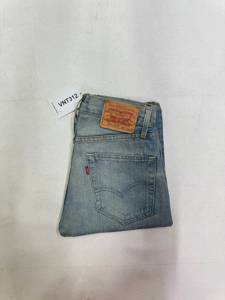 Levi's Vintage Clothing 505 - 0217 Big E W28 L34 selvedge cimosa deadstock