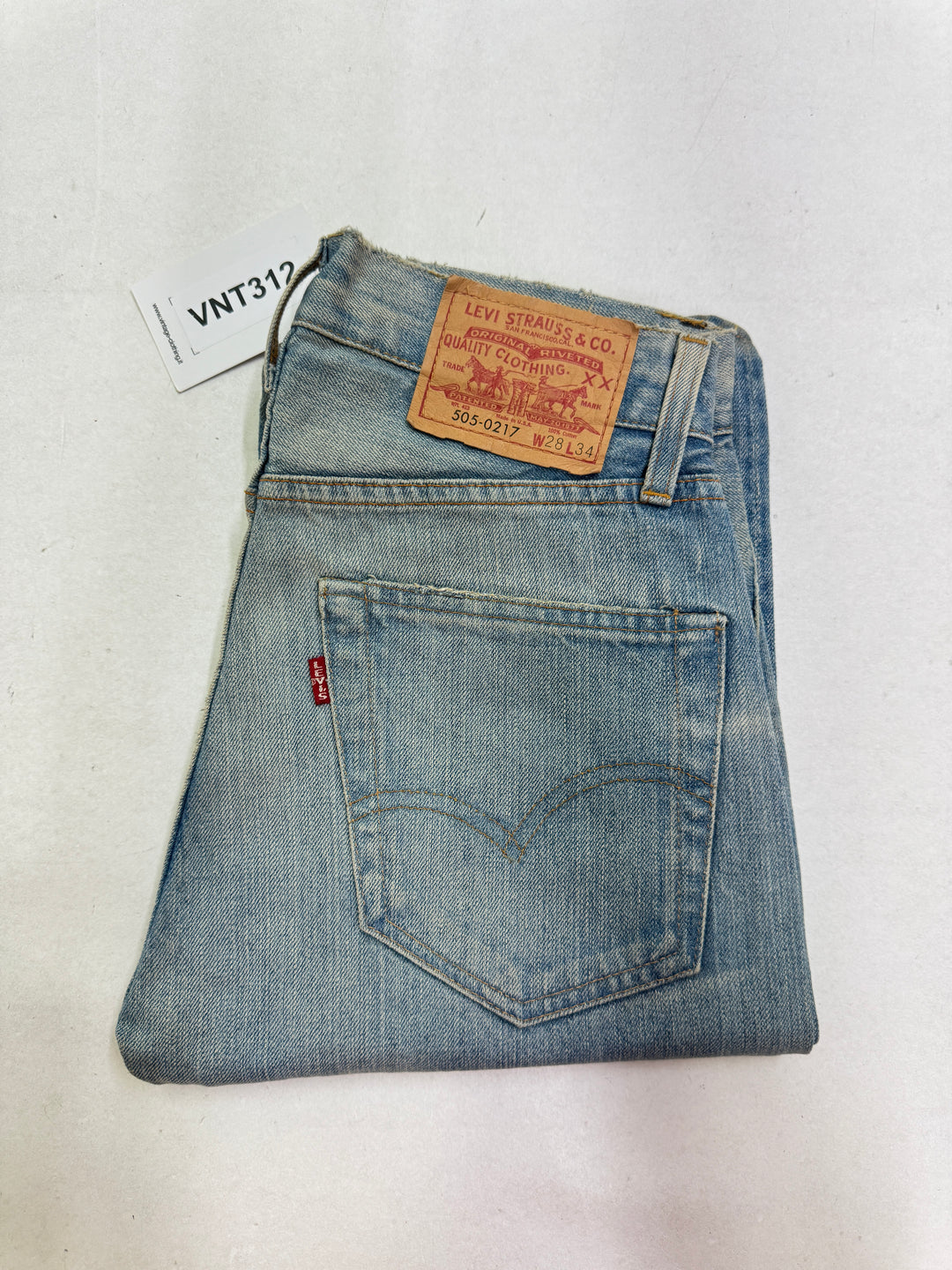 Levi's Vintage Clothing 505 - 0217 Big E W28 L34 selvedge cimosa deadstock