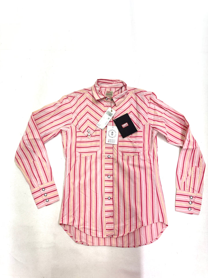 Levi's vintage clothing western shirt taglia M deadstock