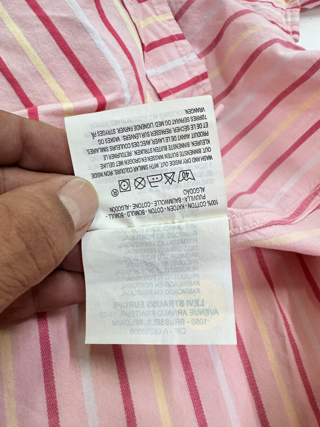 Levi's vintage clothing western shirt taglia M deadstock