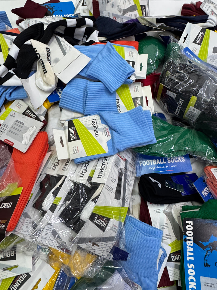 Stock calzini nuovi sportivi deadstock socks 135pz calcio football volley