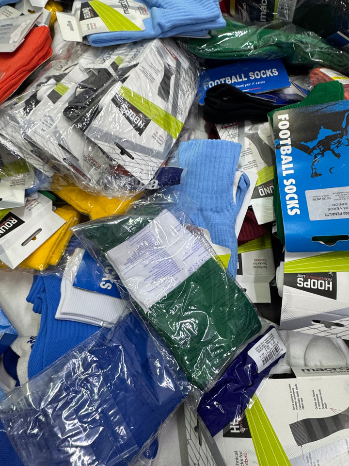 Stock calzini nuovi sportivi deadstock socks 135pz calcio football volley