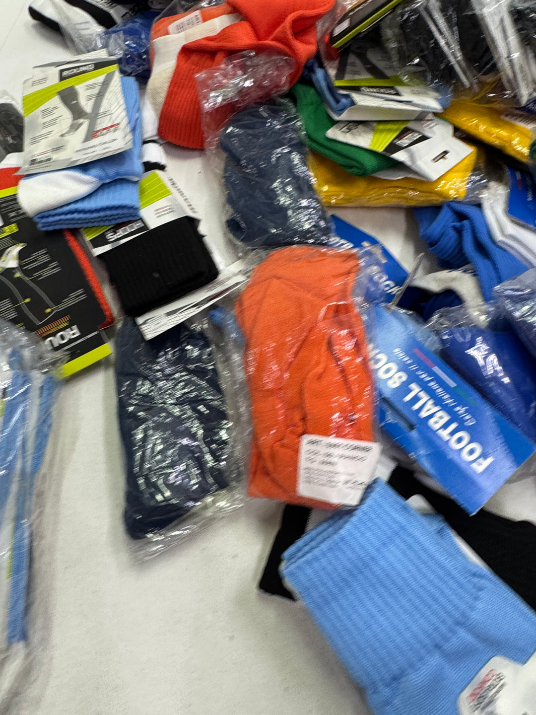 Stock calzini nuovi sportivi deadstock socks 135pz calcio football volley