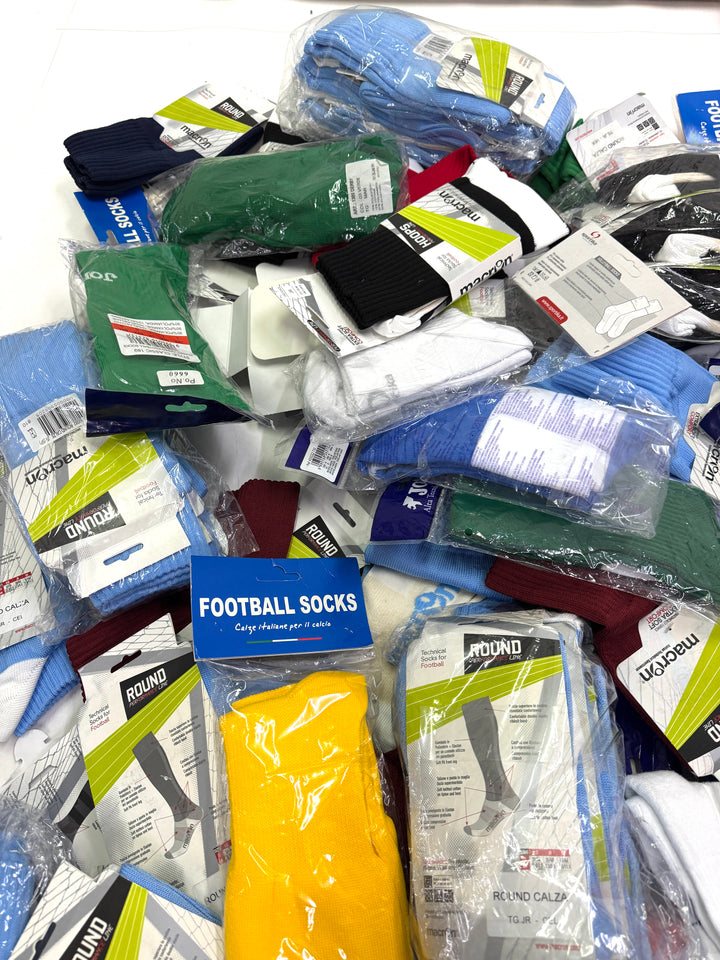 Stock calzini nuovi sportivi deadstock socks 112pz calcio football volley