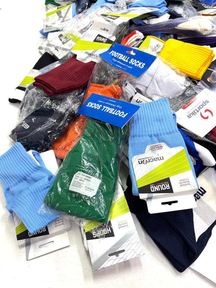Stock calzini nuovi sportivi deadstock socks 127pz calcio football volley