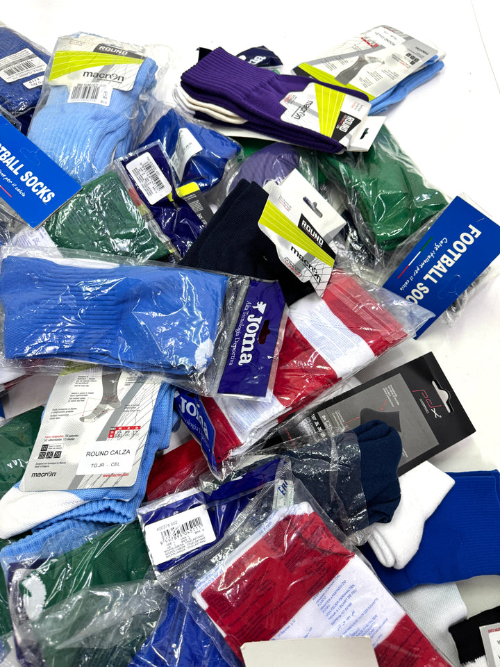 Stock calzini nuovi sportivi deadstock socks 127pz calcio football volley
