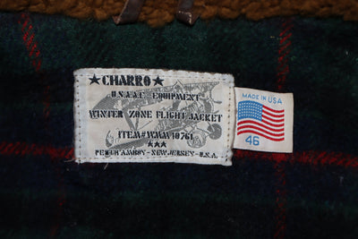 Charro U.S.A.A.T.  - EQUIPMENT made in usa giacca in pelle modello aviatore pilota