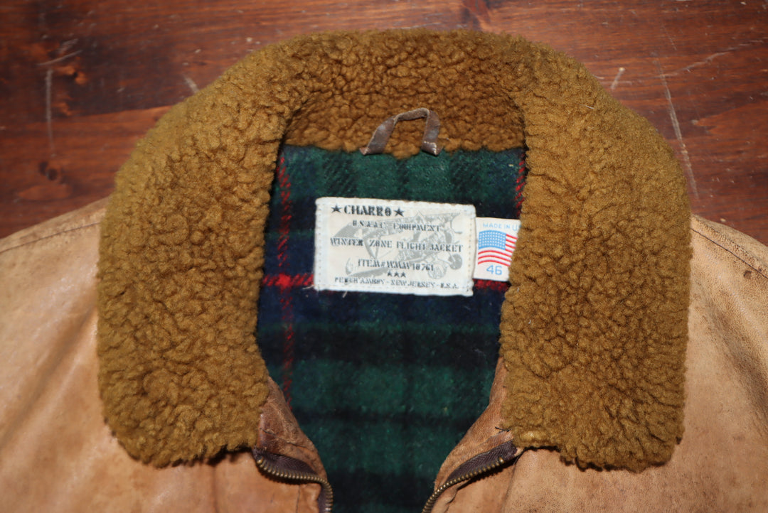 Charro U.S.A.A.T.  - EQUIPMENT made in usa giacca in pelle modello aviatore pilota