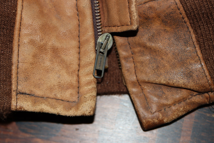 Charro U.S.A.A.T.  - EQUIPMENT made in usa giacca in pelle modello aviatore pilota