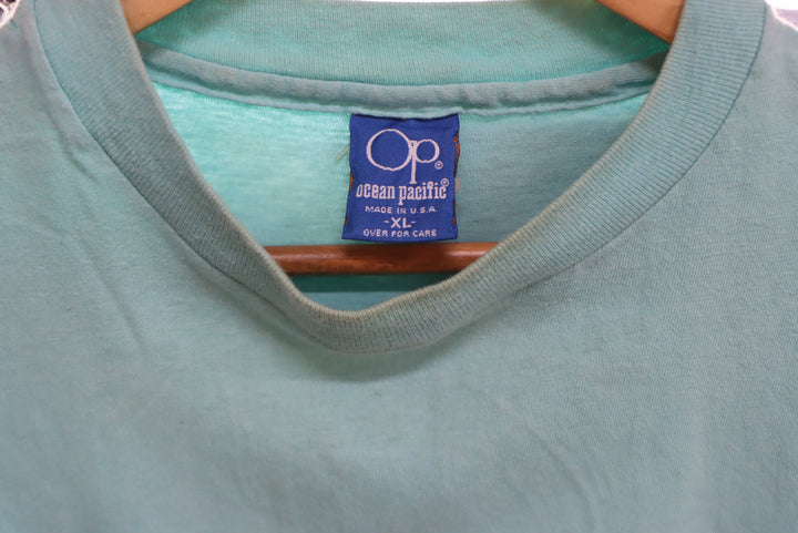 Ocean Pacific made in usa Taglia M T-shirt manica corta mezza manica