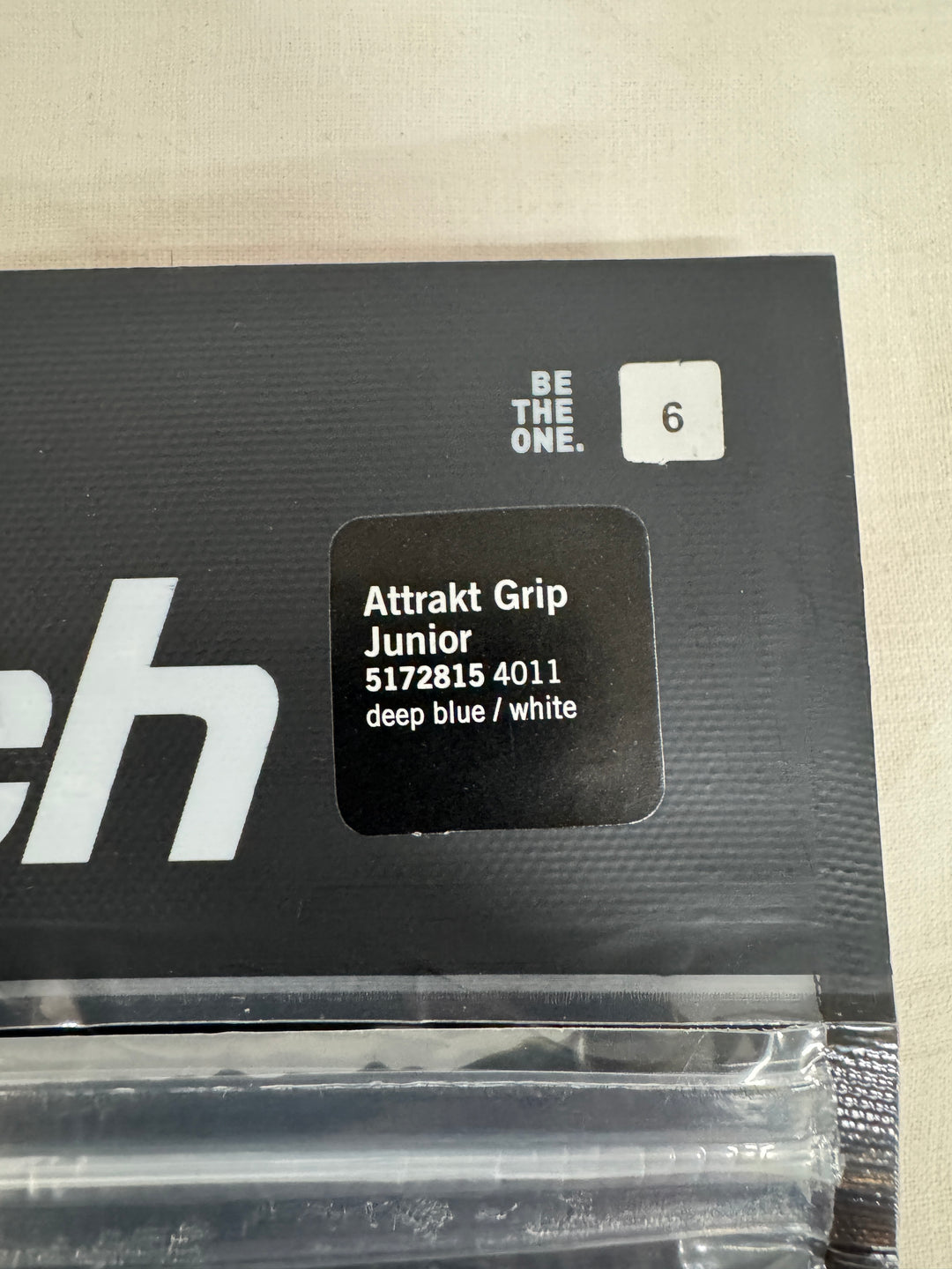 Reush attrakt grip size 6 junior guanti portiere calcio nuovi