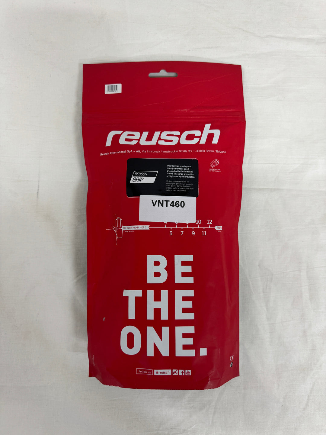 Reush attrakt grip size 6 junior guanti portiere calcio nuovi