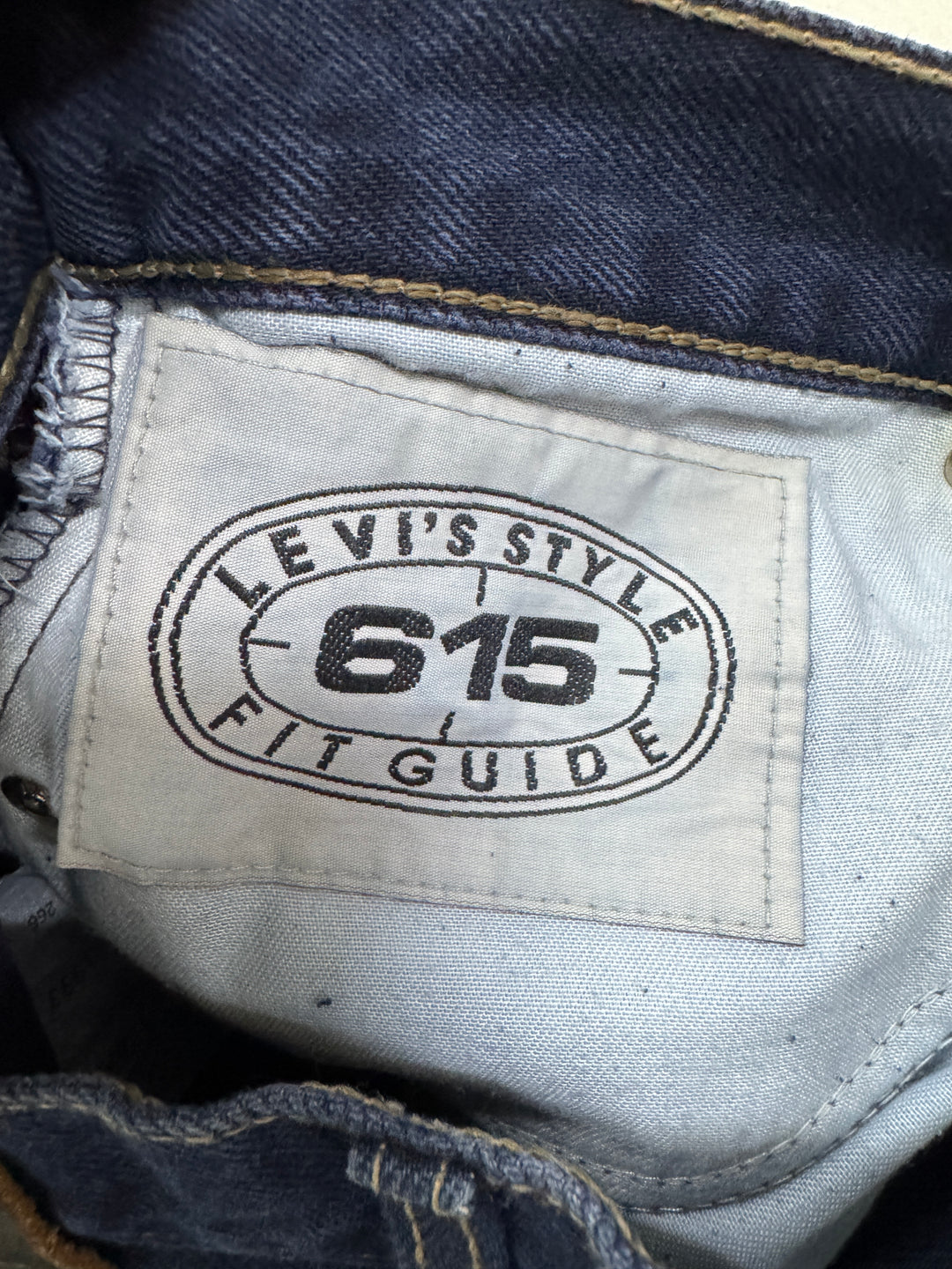 Levi's 615 orange tab W32 L34 made in Belgium jeans vintage anni 80' deadstock
