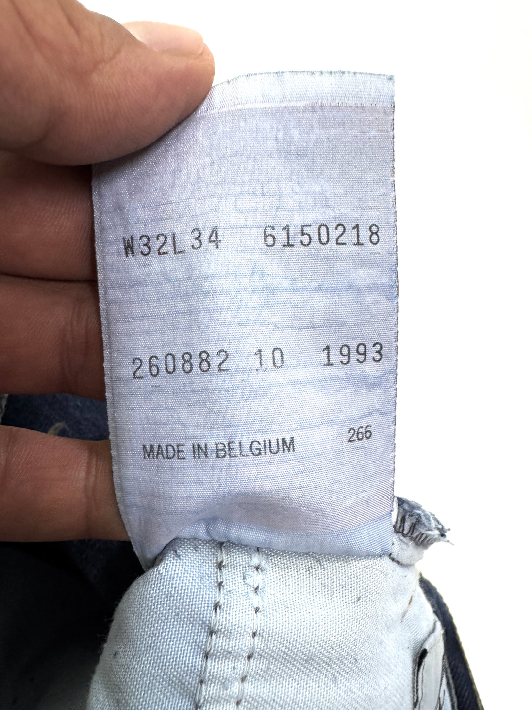 Levi's 615 orange tab W32 L34 made in Belgium jeans vintage anni 80' deadstock