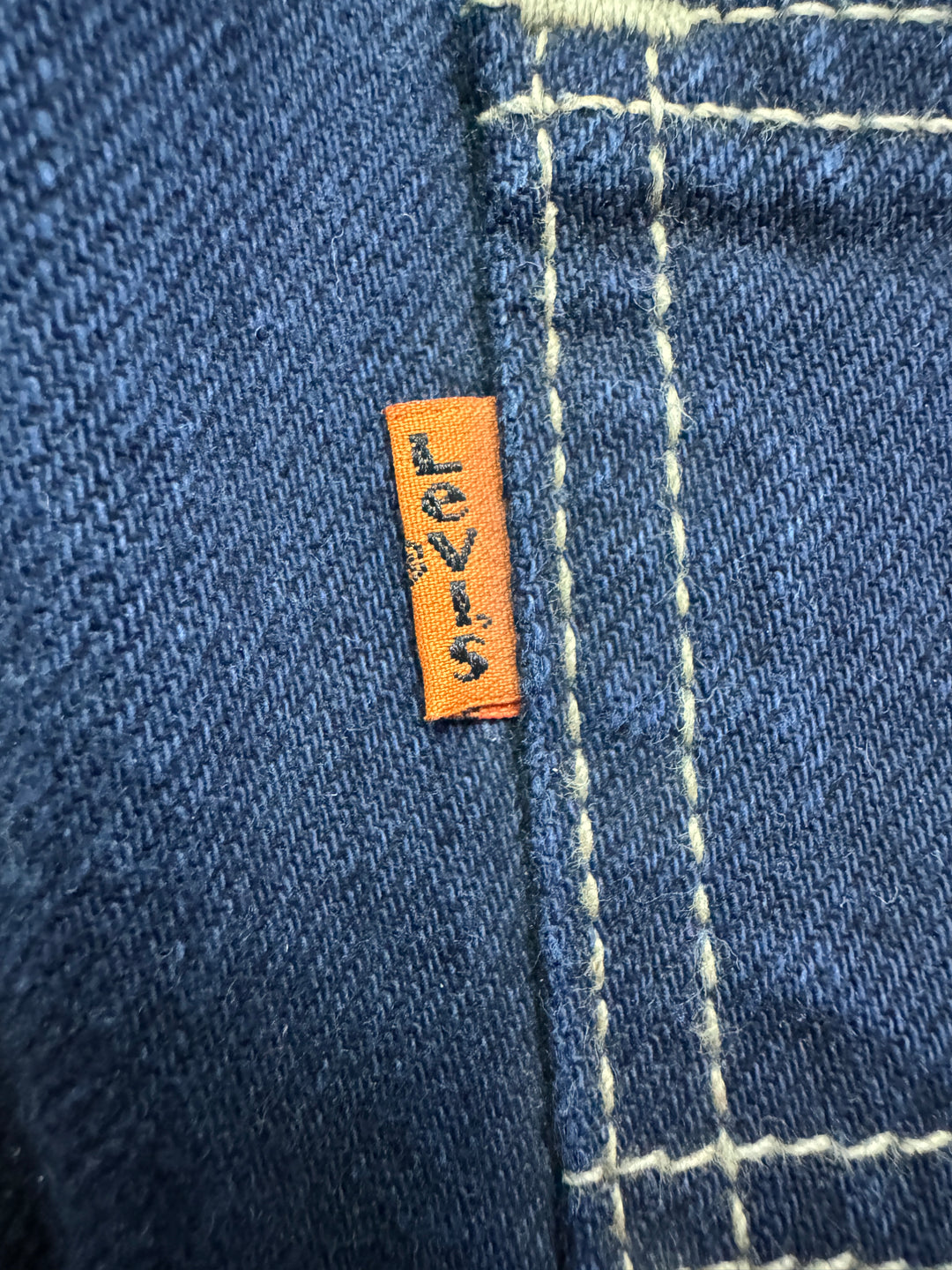 Levi's 615 orange tab W32 L34 made in Belgium jeans vintage anni 80' deadstock