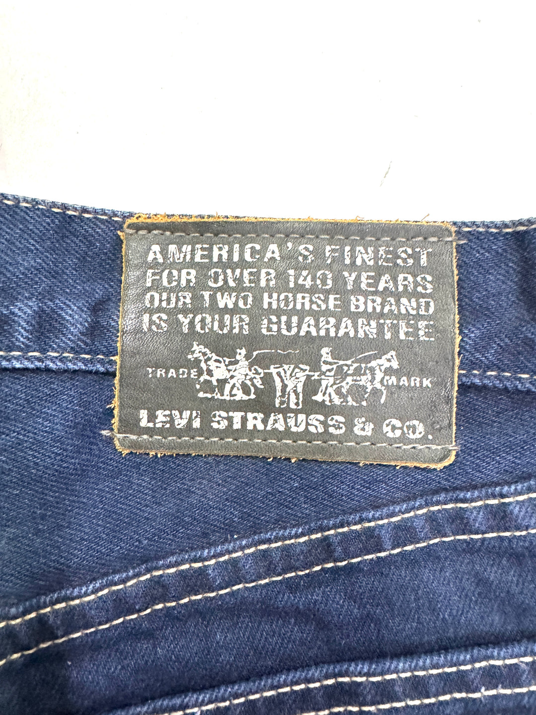 Levi's 615 orange tab W32 L34 made in Belgium jeans vintage anni 80' deadstock
