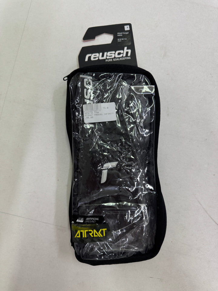 Reush attrakt freegel infinity size 9 guanti portiere calcio nuovi