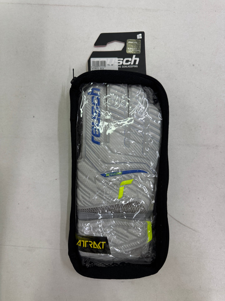 Reush attrakt grip size 10 guanti portiere calcio nuovi