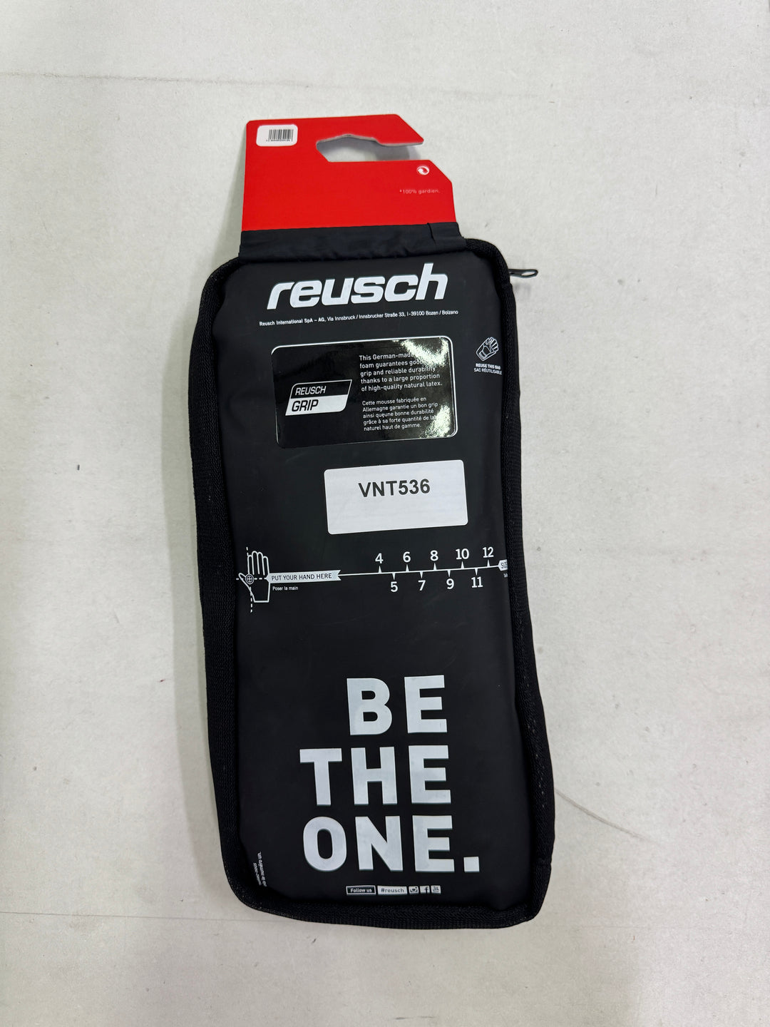 Reush attrakt grip size 10 guanti portiere calcio nuovi