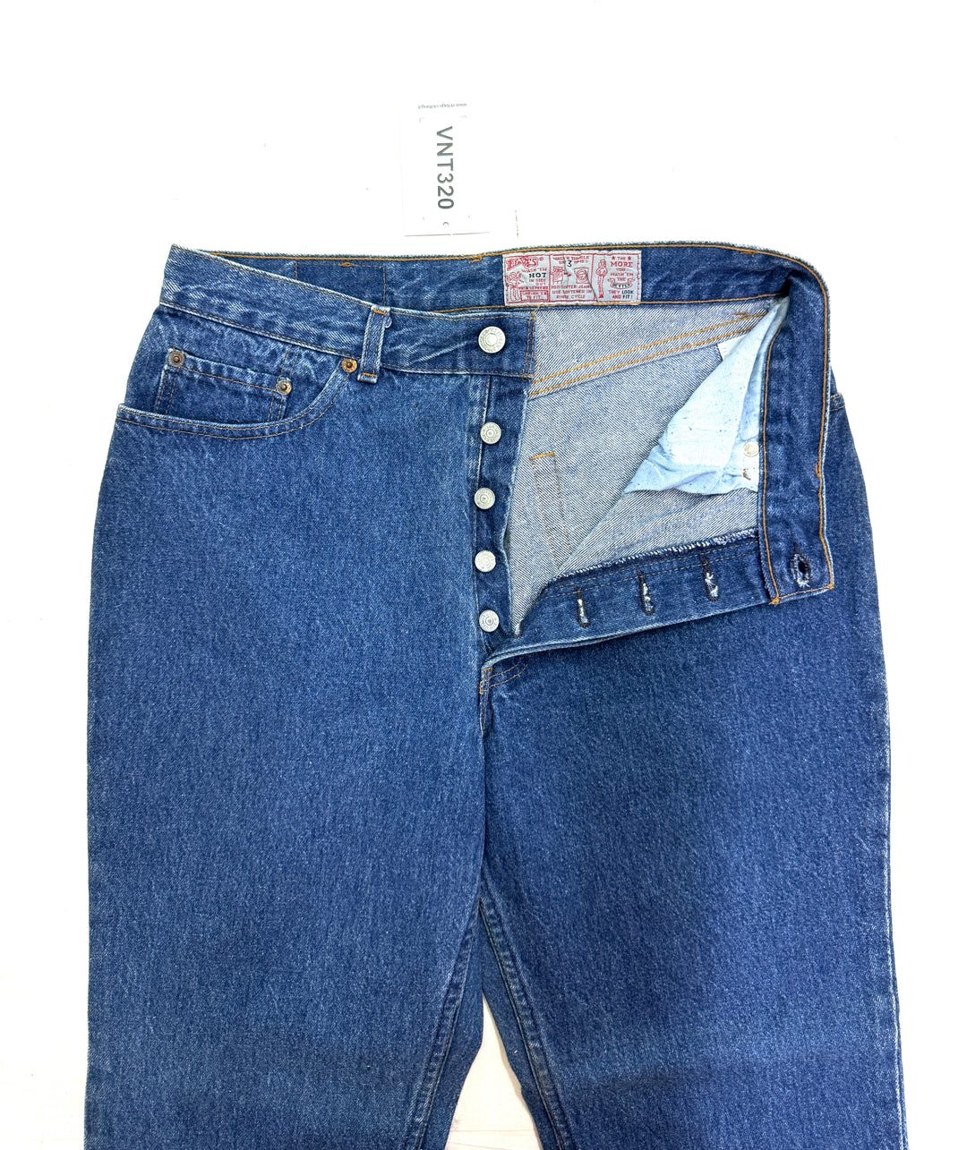 Levi's 901 vintage W34 L30 made in France jeans donna anni 90' deadstock