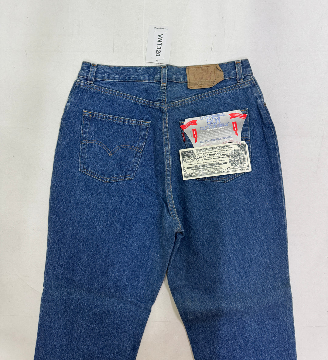 Levi's 901 vintage W34 L30 made in France jeans donna anni 90' deadstock