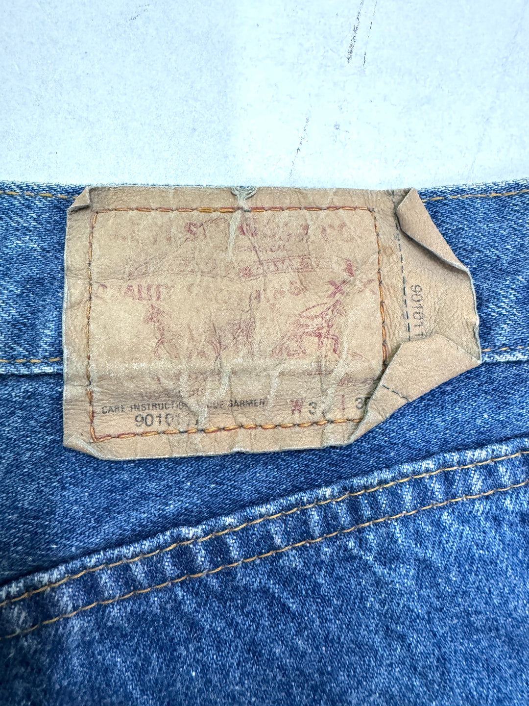 Levi's 901 vintage W34 L30 made in France jeans donna anni 90' deadstock