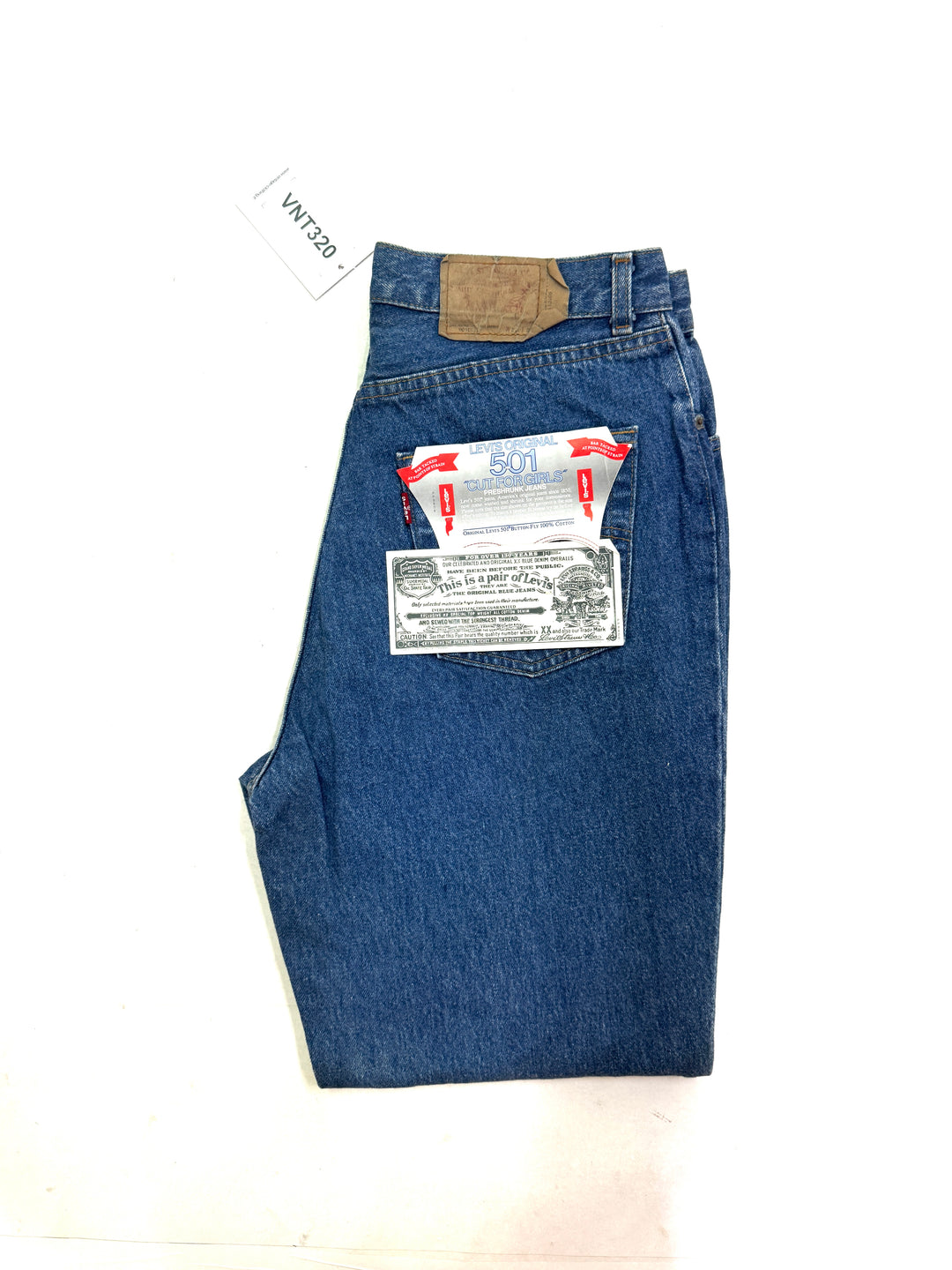 Levi's 901 vintage W34 L30 made in France jeans donna anni 90' deadstock