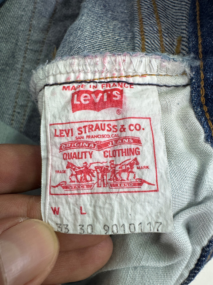 Levi's 901 vintage W33 L30 made in France jeans donna anni 90' deadstock