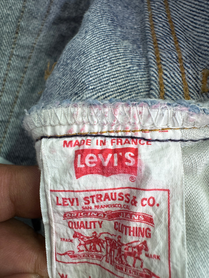 Levi's 901 vintage W33 L30 made in France jeans donna anni 90' deadstock