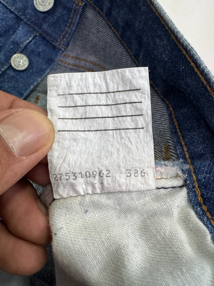 Levi's 901 vintage W33 L30 made in France jeans donna anni 90' deadstock
