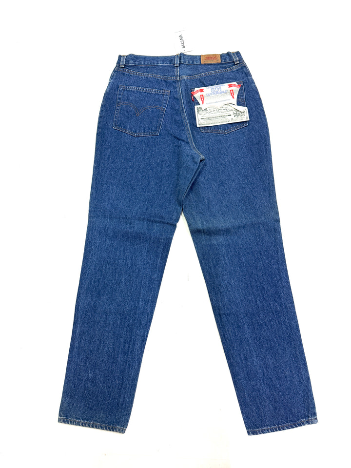 Levi's 901 vintage W33 L30 made in France jeans donna anni 90' deadstock