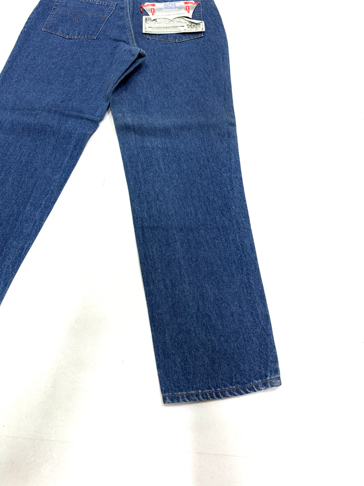 Levi's 901 vintage W33 L30 made in France jeans donna anni 90' deadstock