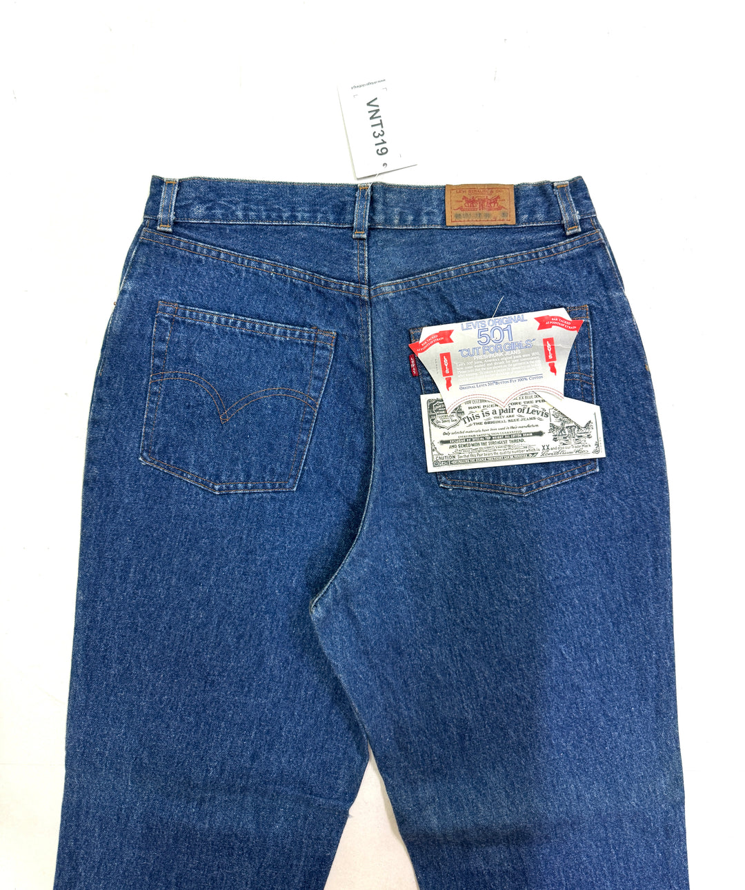 Levi's 901 vintage W33 L30 made in France jeans donna anni 90' deadstock