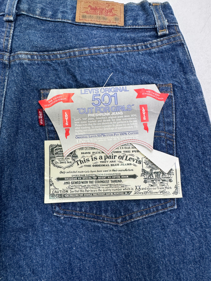 Levi's 901 vintage W33 L30 made in France jeans donna anni 90' deadstock