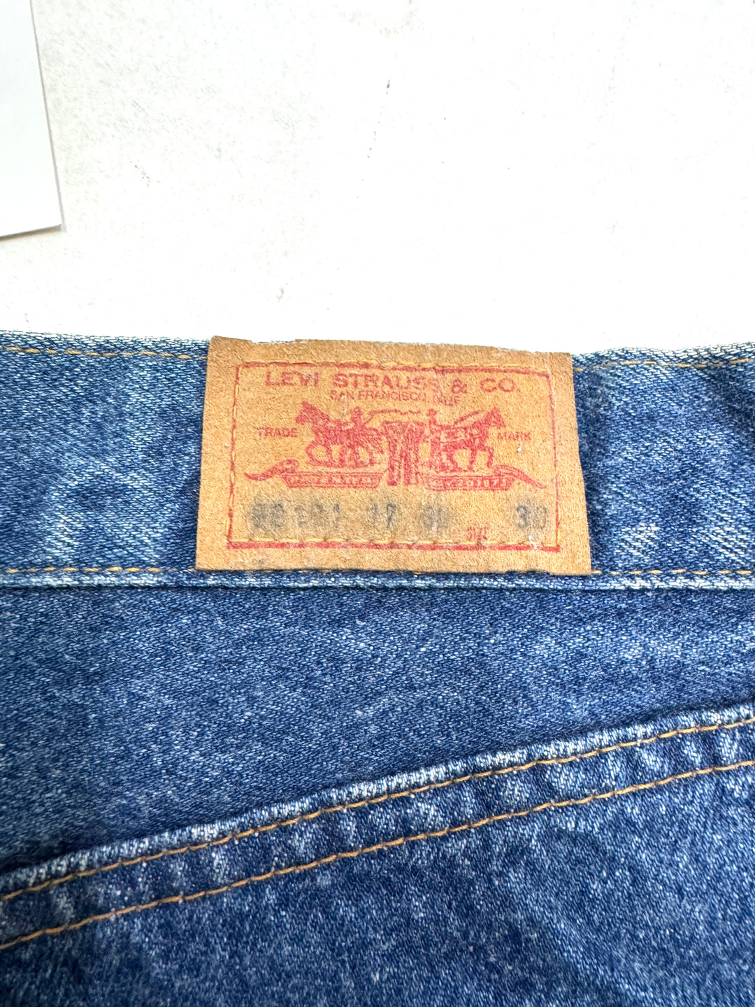 Levi's 901 vintage W33 L30 made in France jeans donna anni 90' deadstock