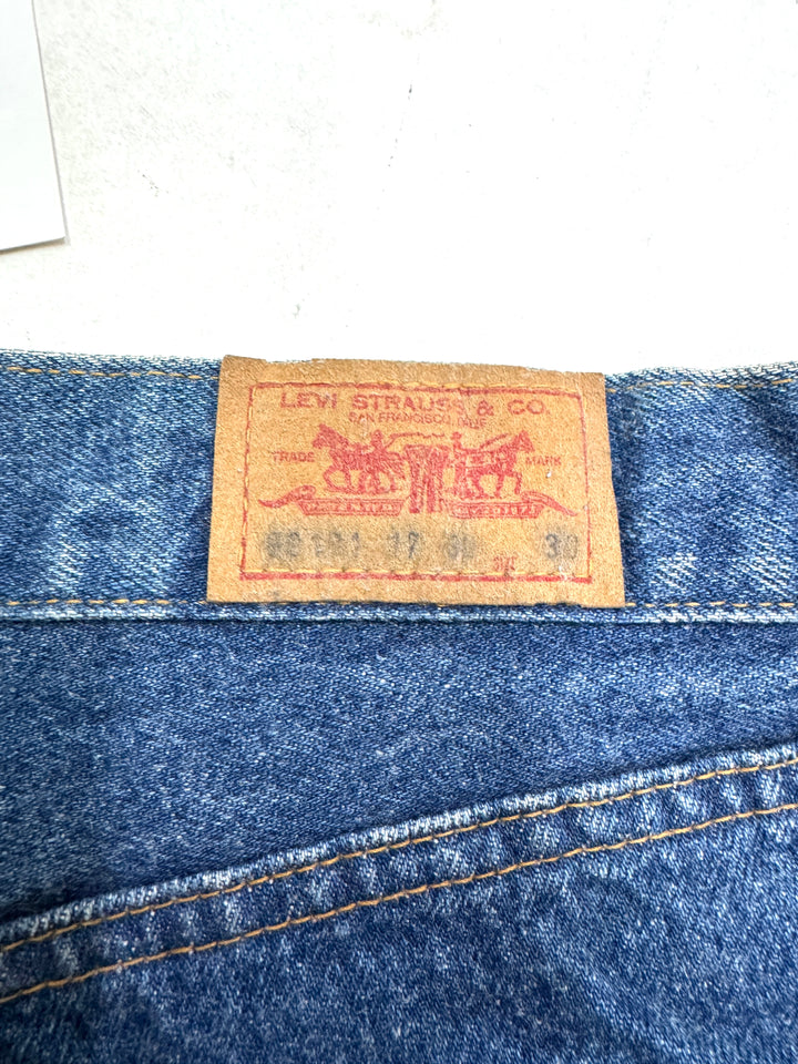 Levi's 901 vintage W33 L30 made in France jeans donna anni 90' deadstock
