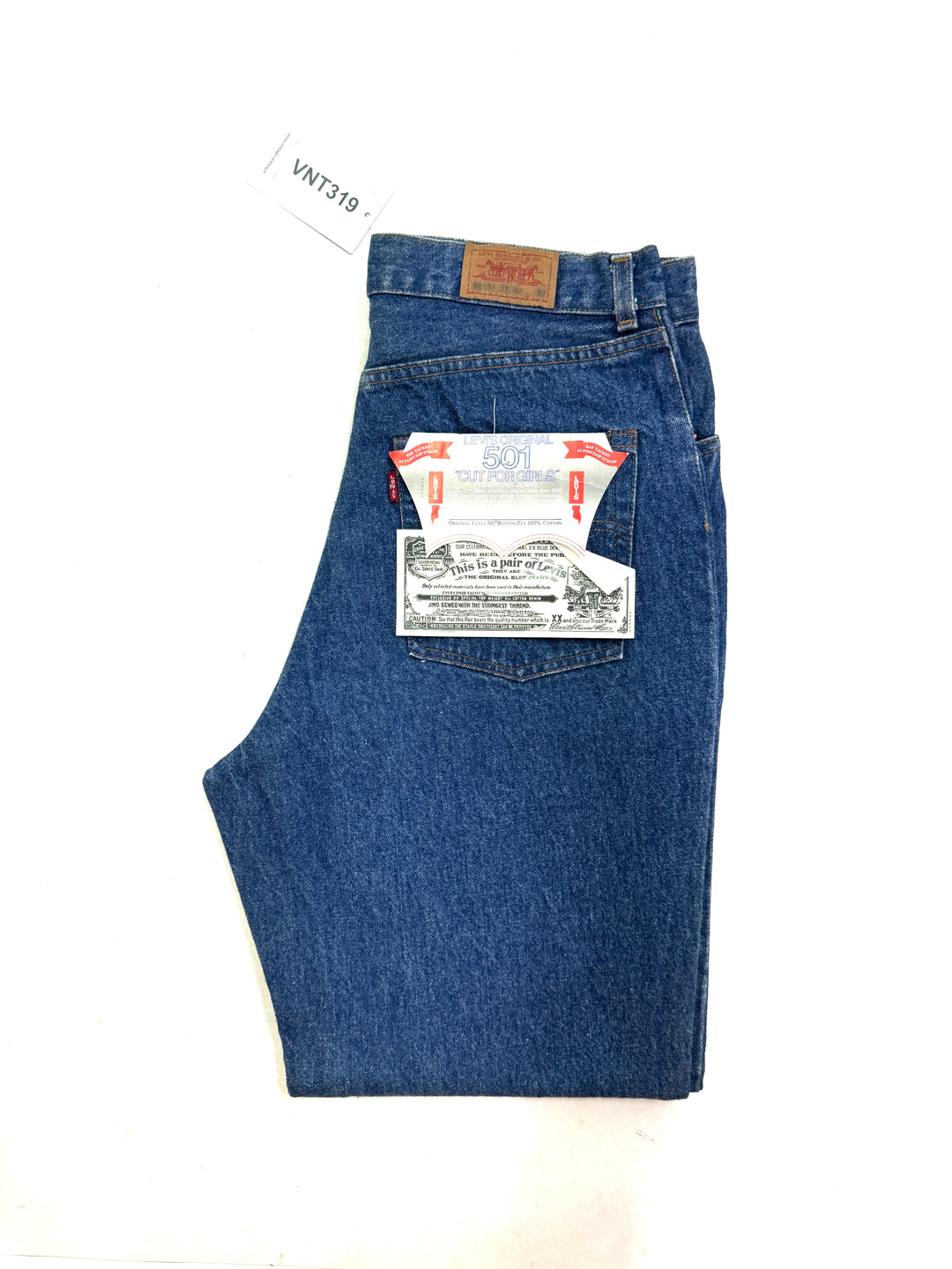 Levi's 901 vintage W33 L30 made in France jeans donna anni 90' deadstock