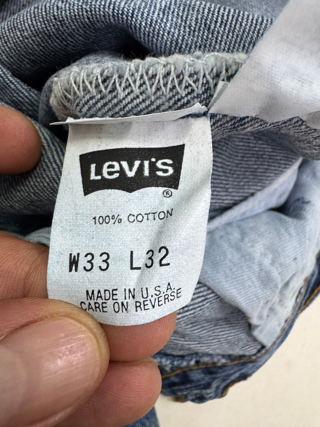 Levi's 901 vintage W33 L32 made in usa levis jeans donna anni 90' deadstock