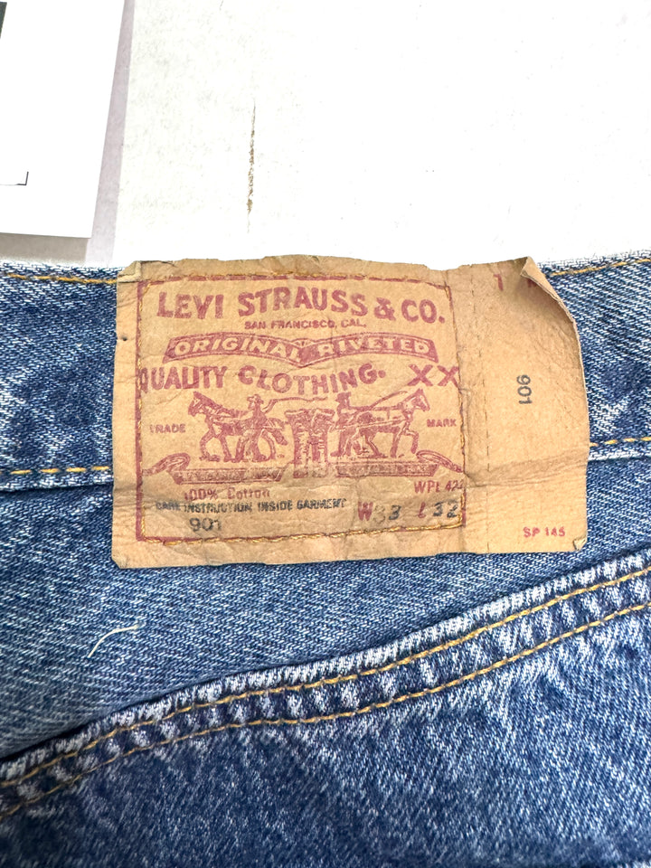 Levi's 901 vintage W33 L32 made in usa levis jeans donna anni 90' deadstock