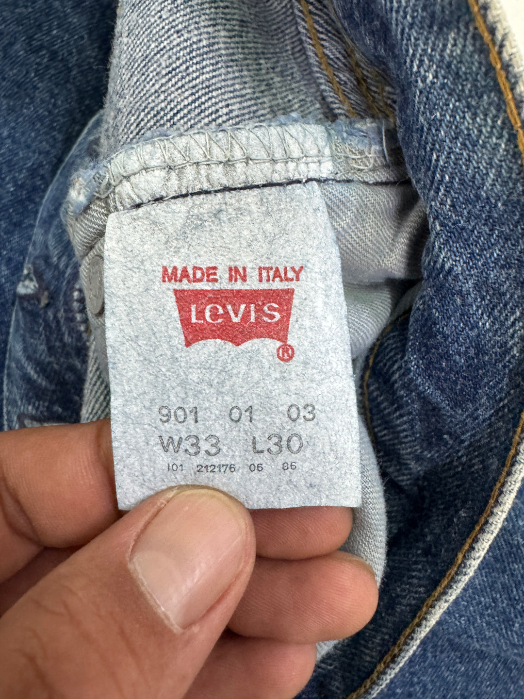 Levi's 901 W33 L30 made in Italy levis jeans donna anni 90' deadstock