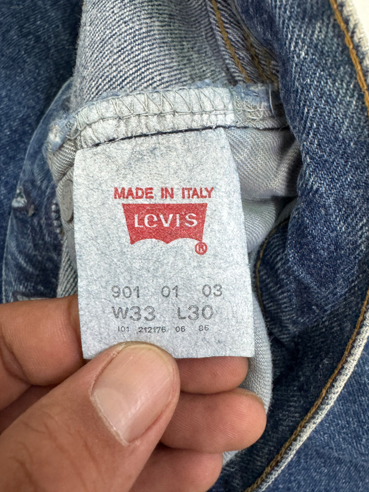 Levi's 901 W33 L30 made in Italy levis jeans donna anni 90' deadstock